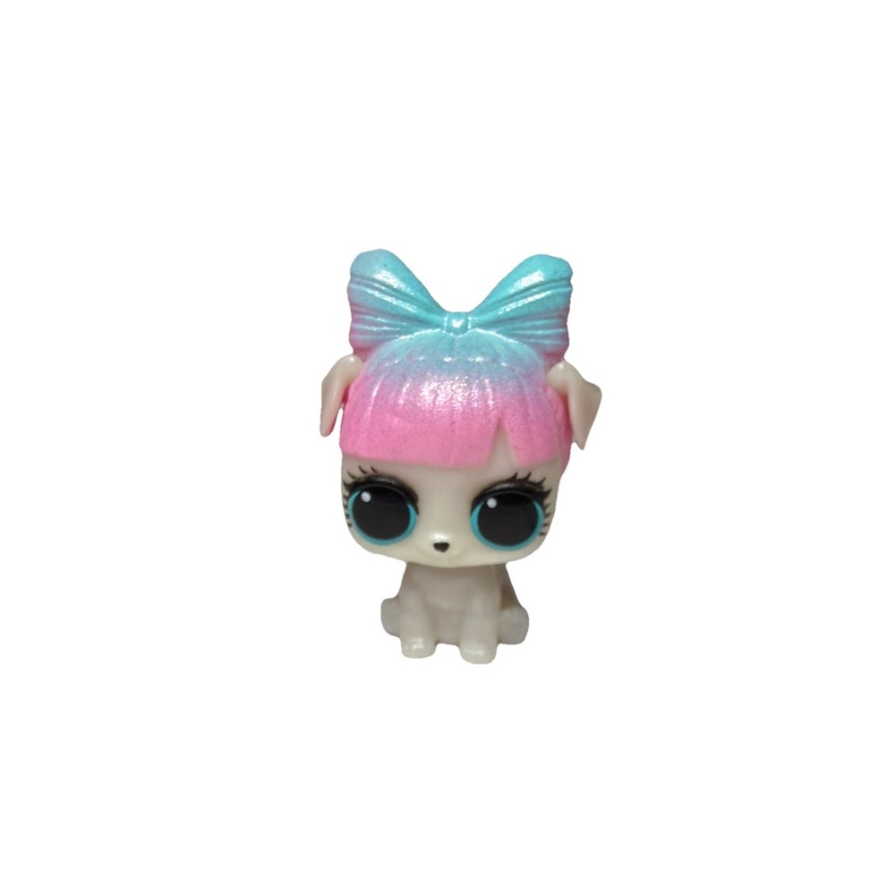 LOL Surprise Partay Puppy Doll Figure Toy Dog Pet White Pink Blue Ribbon Rare